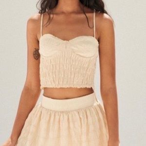 Zara Yellow Crop Top